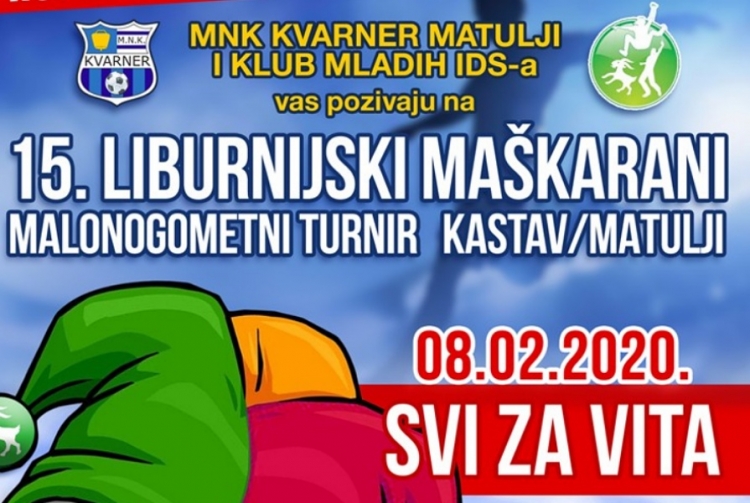 SVI ZA VITA Liburnijski  maškarani turnir humanitarnog karaktera