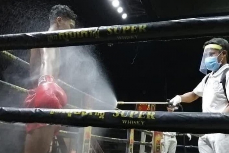 U Nikaragvi boksače  prskali dezinfekcijskim sredstvom
