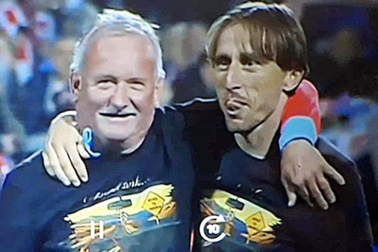Mladen Pilčić i Luka Modrić