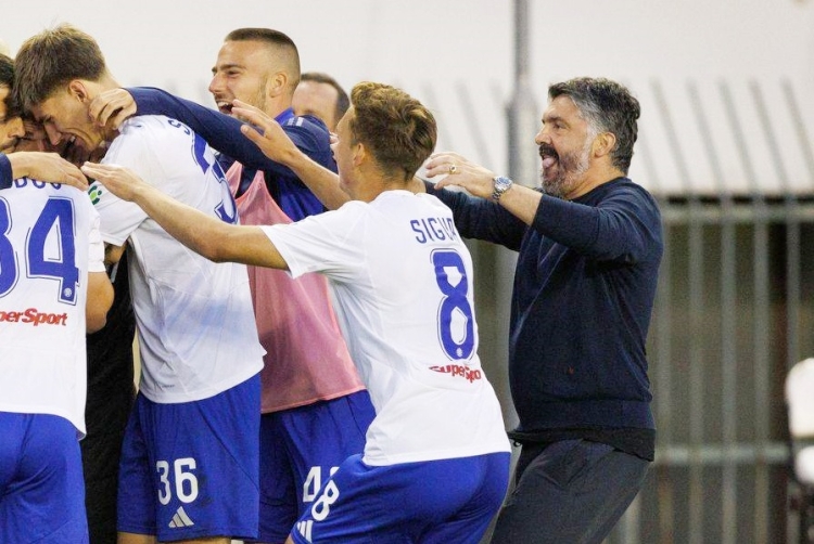 Gennaro Gattuso i Ivan Rakitić suznih očiju proslavili pobjedu protiv Rijeke