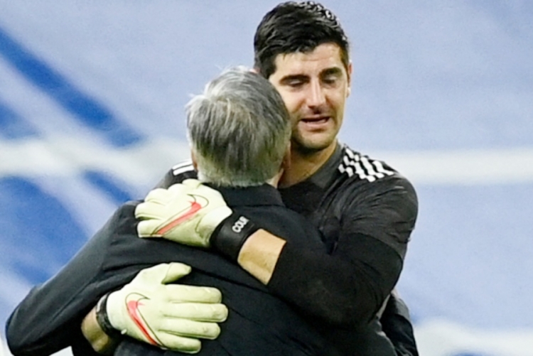 Courtois  i Ancelotti