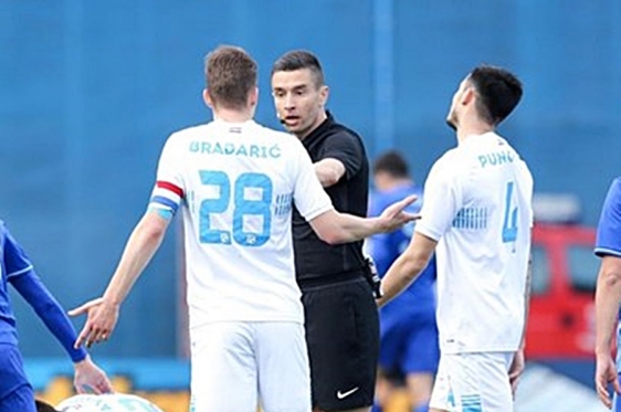 Filip Bradarić i Danko Matrljan nakon utakmice vrijeđali suca Marija Zebeca i njegove pomoćnike