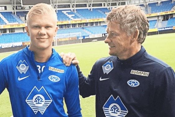 Erling Haaland  i Ole Gunnar Solskjaer